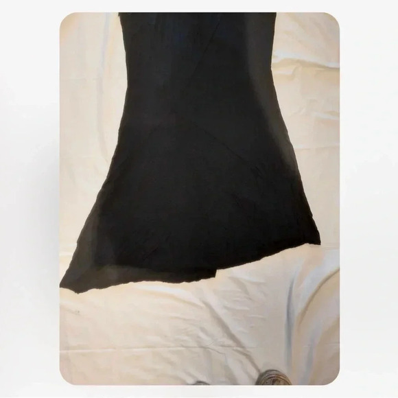 Princess Vera Wang Black Sleeveless  Asymmetrical Midi Dress Size XL - Picture 8 of 11